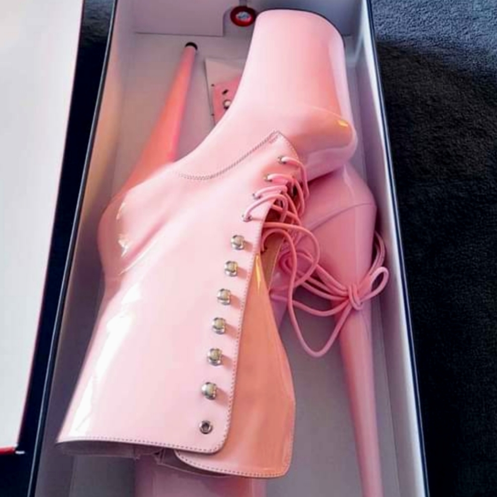 Pink Pleaser Heels, Brand New